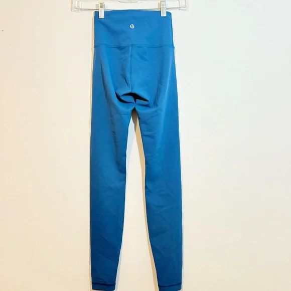 Lululemon Wunder Under Leggings Bundle | Teal & Navy High Rise Luxtreme — Size 2 - Picture 8 of 11